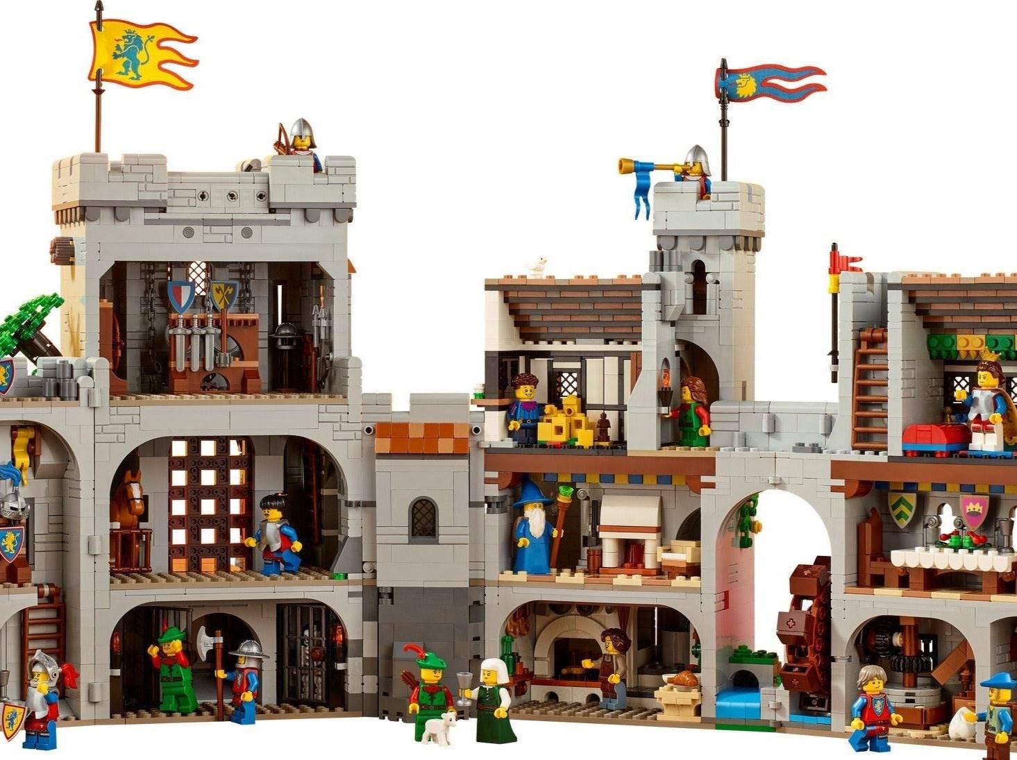 LEGO set 10305 – Leeuwenridders kasteel uit de Lego Creator Expert collectie, te huur in West- en Oost-Vlaanderen bij Brickset for You