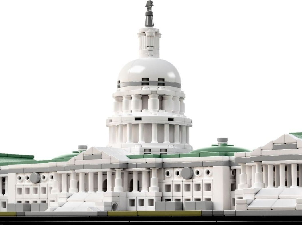 LEGO set 21030 – United States Capitol Building uit de Lego Architecture collectie, te huur in West- en Oost-Vlaanderen bij Brickset for You