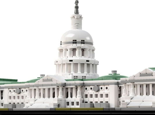 LEGO set 21030 – United States Capitol Building uit de Lego Architecture collectie, te huur in West- en Oost-Vlaanderen bij Brickset for You