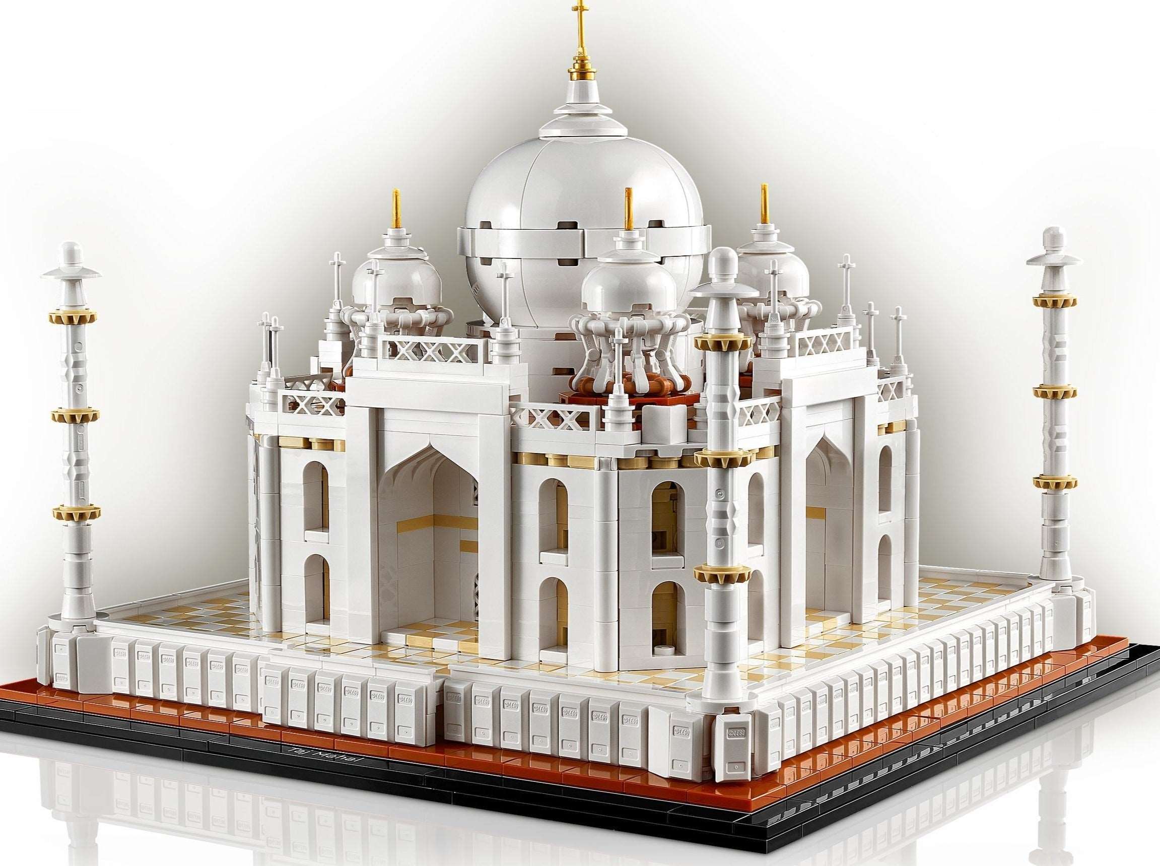 LEGO set 21056 – Taj Mahal klein uit de Lego Architecture collectie, te huur in West- en Oost-Vlaanderen bij Brickset for You