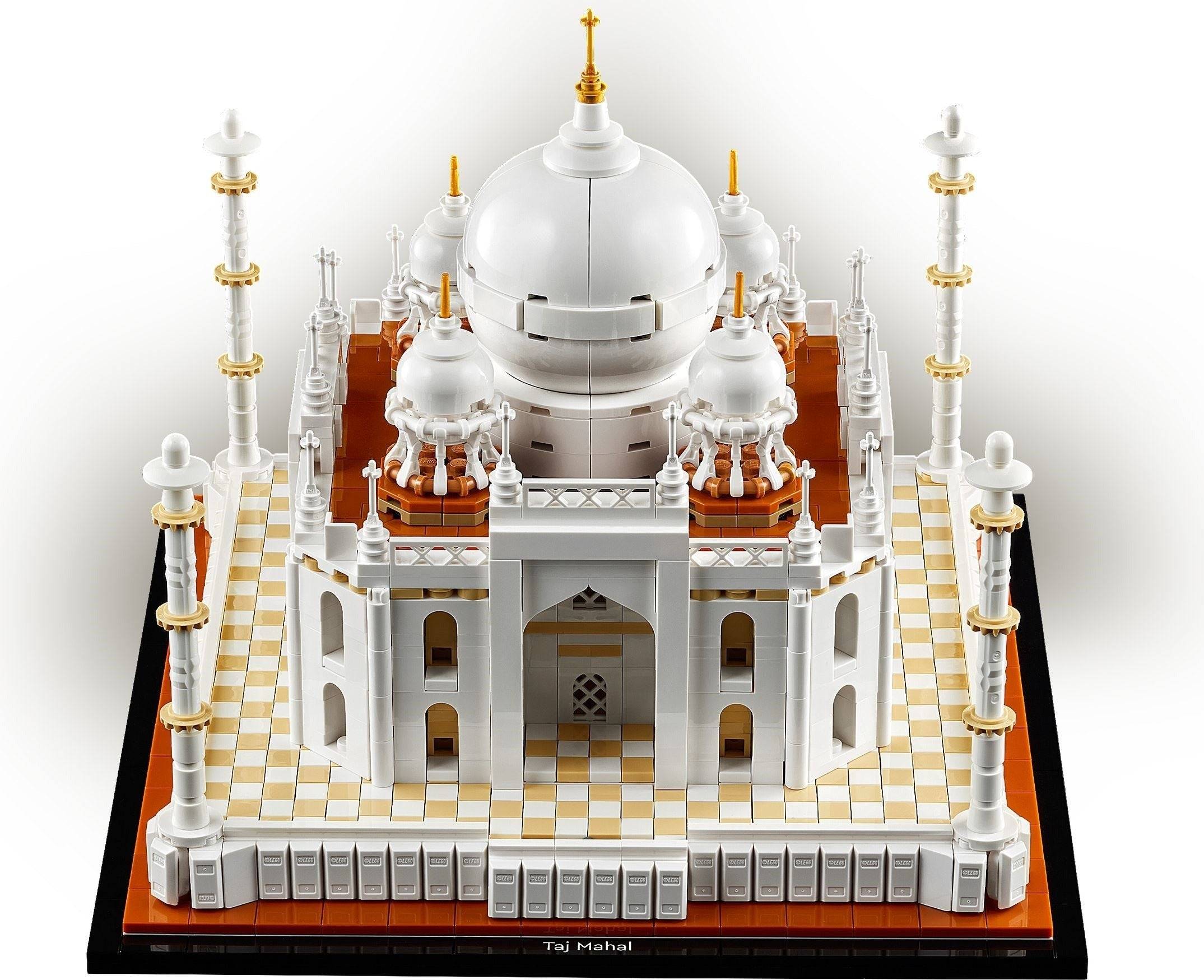 LEGO set 21056 – Taj Mahal klein uit de Lego Architecture collectie, te huur in West- en Oost-Vlaanderen bij Brickset for You