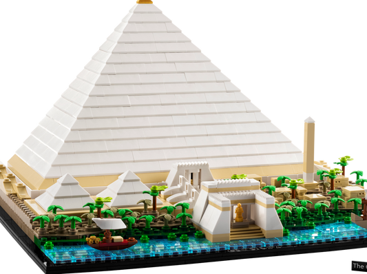 LEGO set 21058 – Grote Piramide van Gizeh uit de Lego Architecture collectie, te huur in West- en Oost-Vlaanderen bij Brickset for You