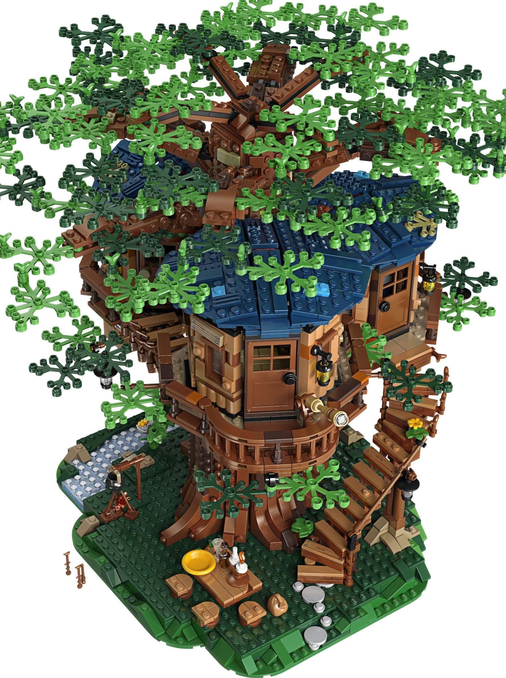 LEGO set 21318 – Boomhut uit de Lego Ideas collectie, te huur in West- en Oost-Vlaanderen bij Brickset for You