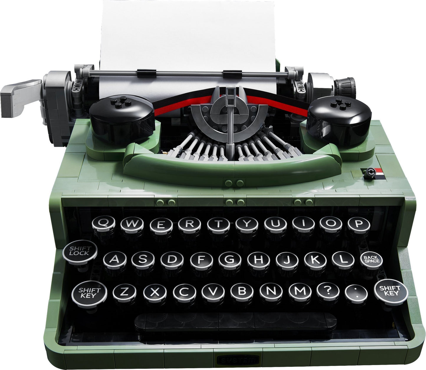 LEGO set 21327 – Typemachine uit de Lego Ideas collectie, te huur in West- en Oost-Vlaanderen bij Brickset for You
