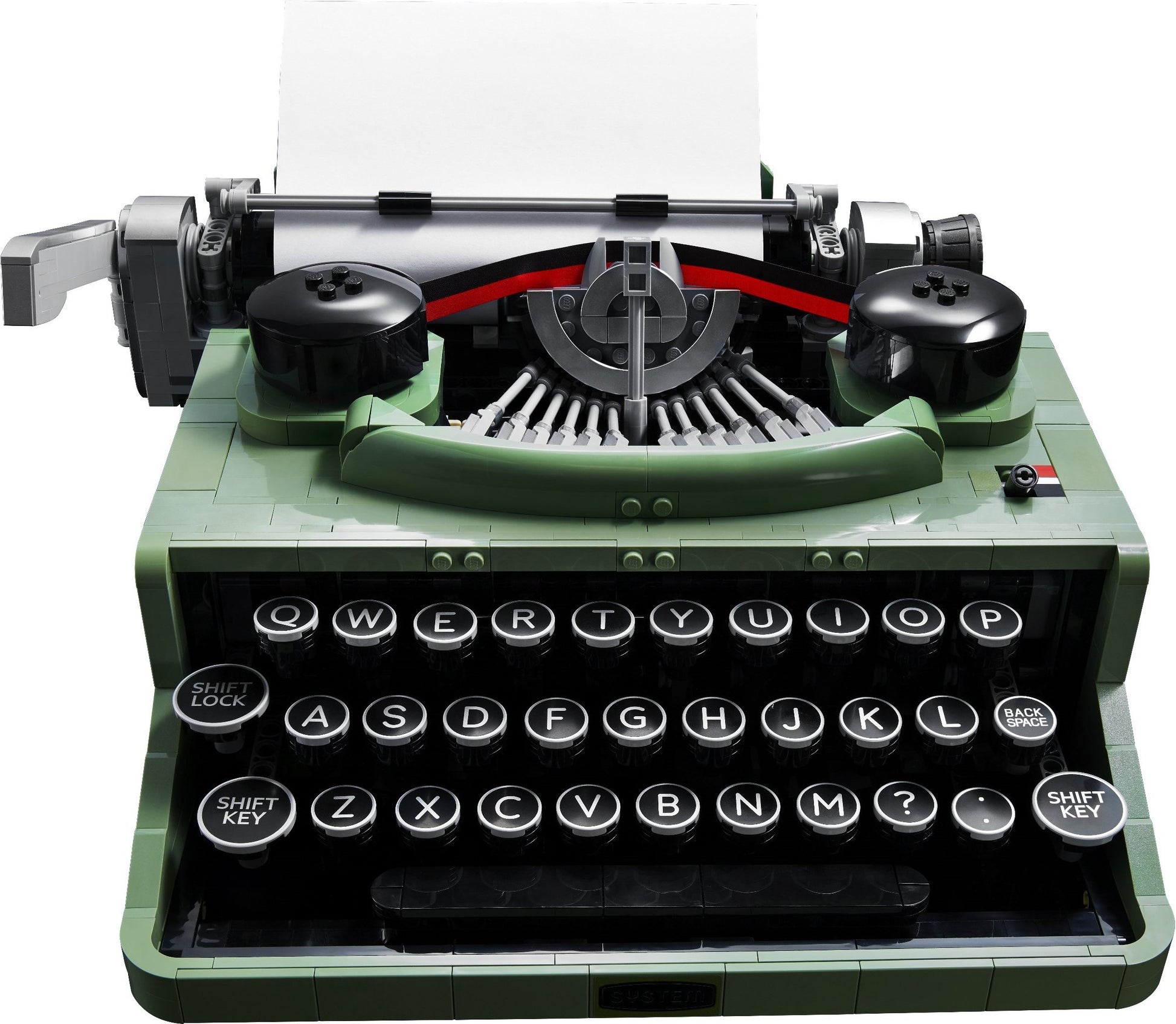 LEGO set 21327 – Typemachine uit de Lego Ideas collectie, te huur in West- en Oost-Vlaanderen bij Brickset for You