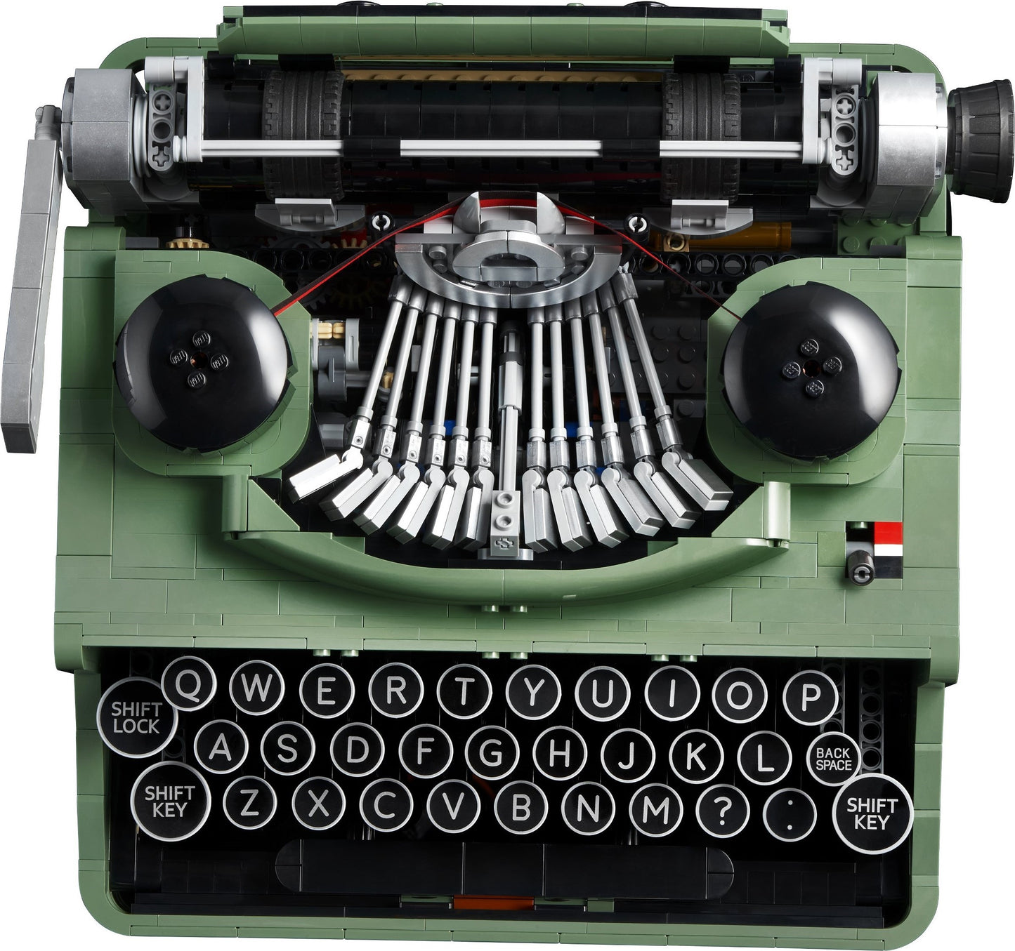 LEGO set 21327 – Typemachine uit de Lego Ideas collectie, te huur in West- en Oost-Vlaanderen bij Brickset for You