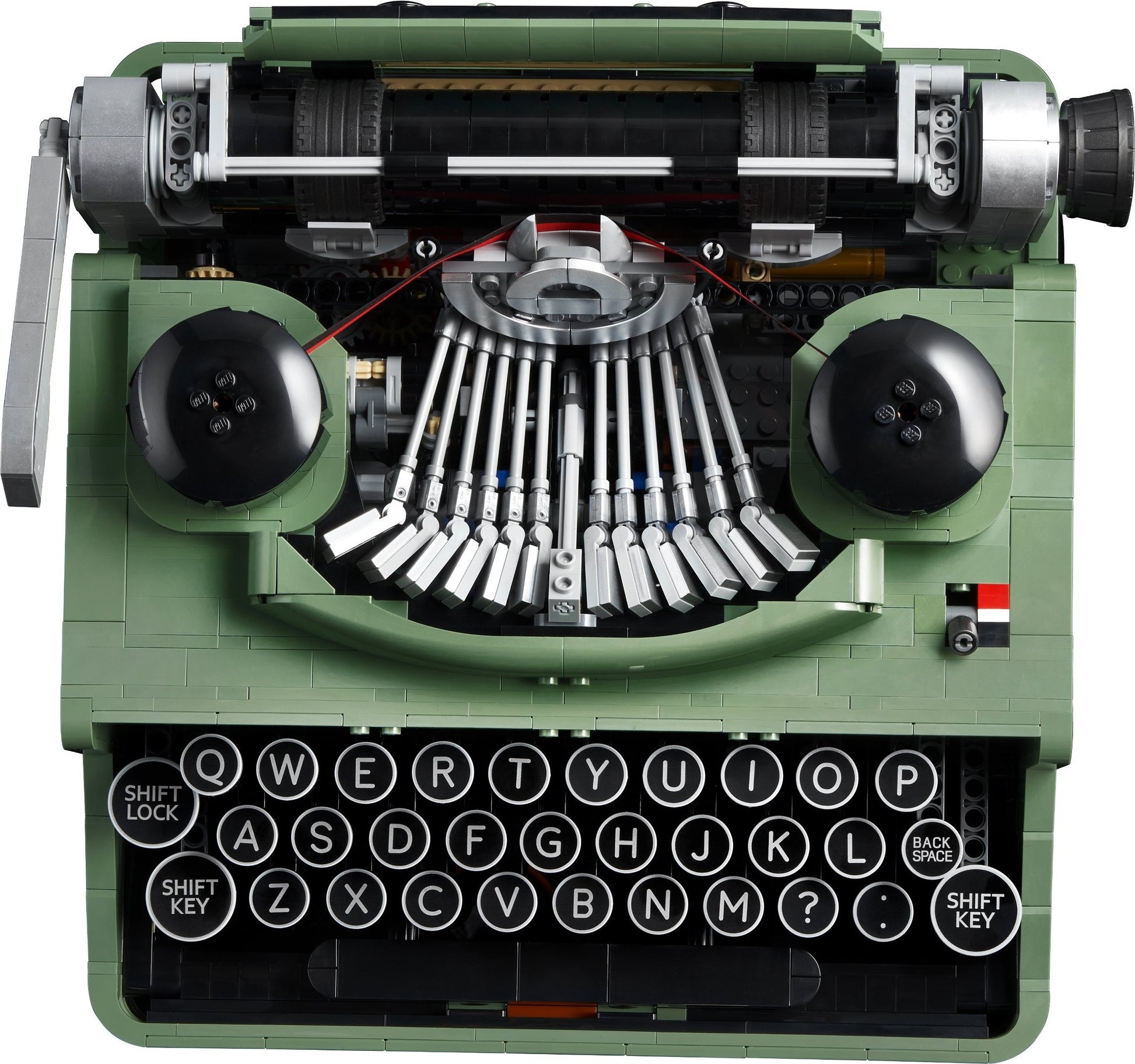 LEGO set 21327 – Typemachine uit de Lego Ideas collectie, te huur in West- en Oost-Vlaanderen bij Brickset for You