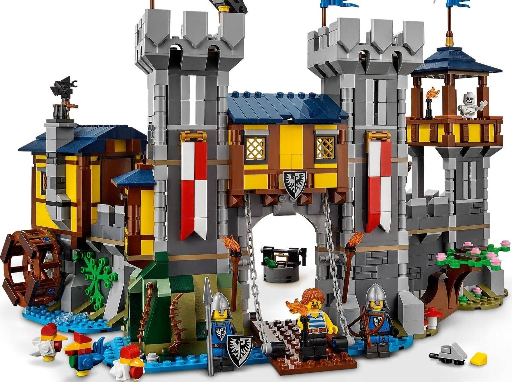 LEGO set 31120 – Middeleeuws kasteel uit de Brickset for Kids collectie, te huur in West- en Oost-Vlaanderen bij Brickset for You