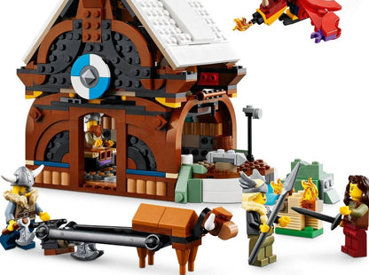 LEGO set 31132 – Vikingschip en de Midgaardslang uit de Brickset for Kids collectie, te huur in West- en Oost-Vlaanderen bij Brickset for You