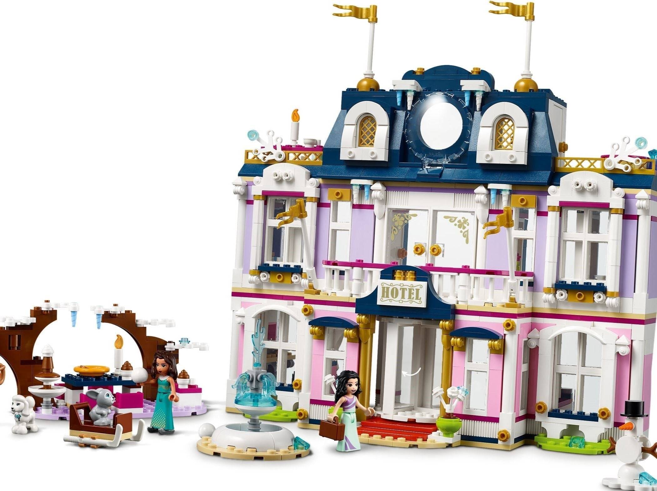 LEGO set 41684 – Heartlake City Grand Hotel uit de Brickset for Kids collectie, te huur in West- en Oost-Vlaanderen bij Brickset for You