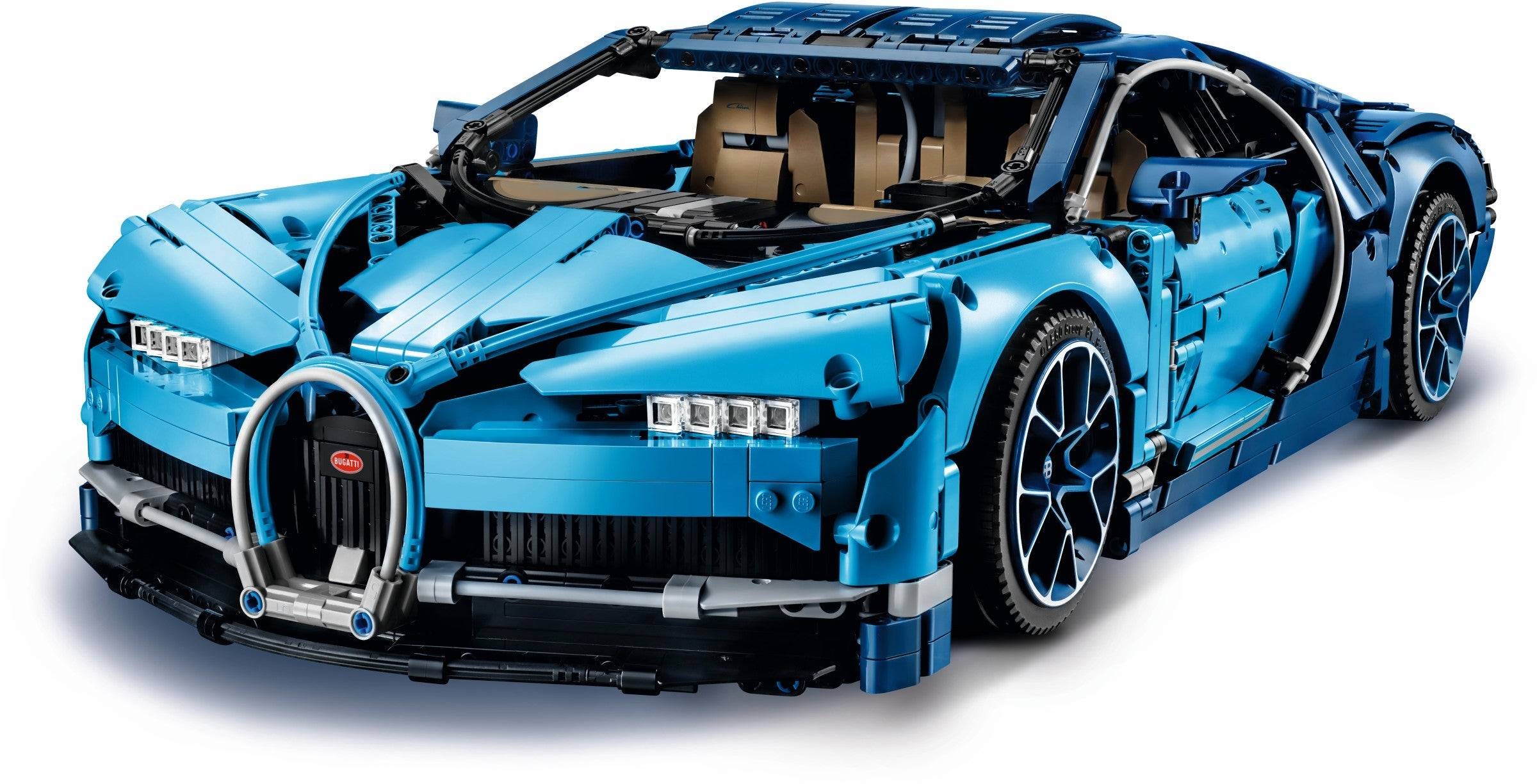 LEGO set 42083 – Bugatti Chiron uit de Lego Technic collectie, te huur in West- en Oost-Vlaanderen bij Brickset for You