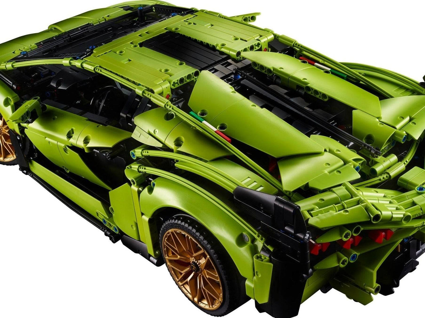 LEGO set 42115 – Lamborghini Sián FKP 37 uit de Lego Technic collectie, te huur in West- en Oost-Vlaanderen bij Brickset for You