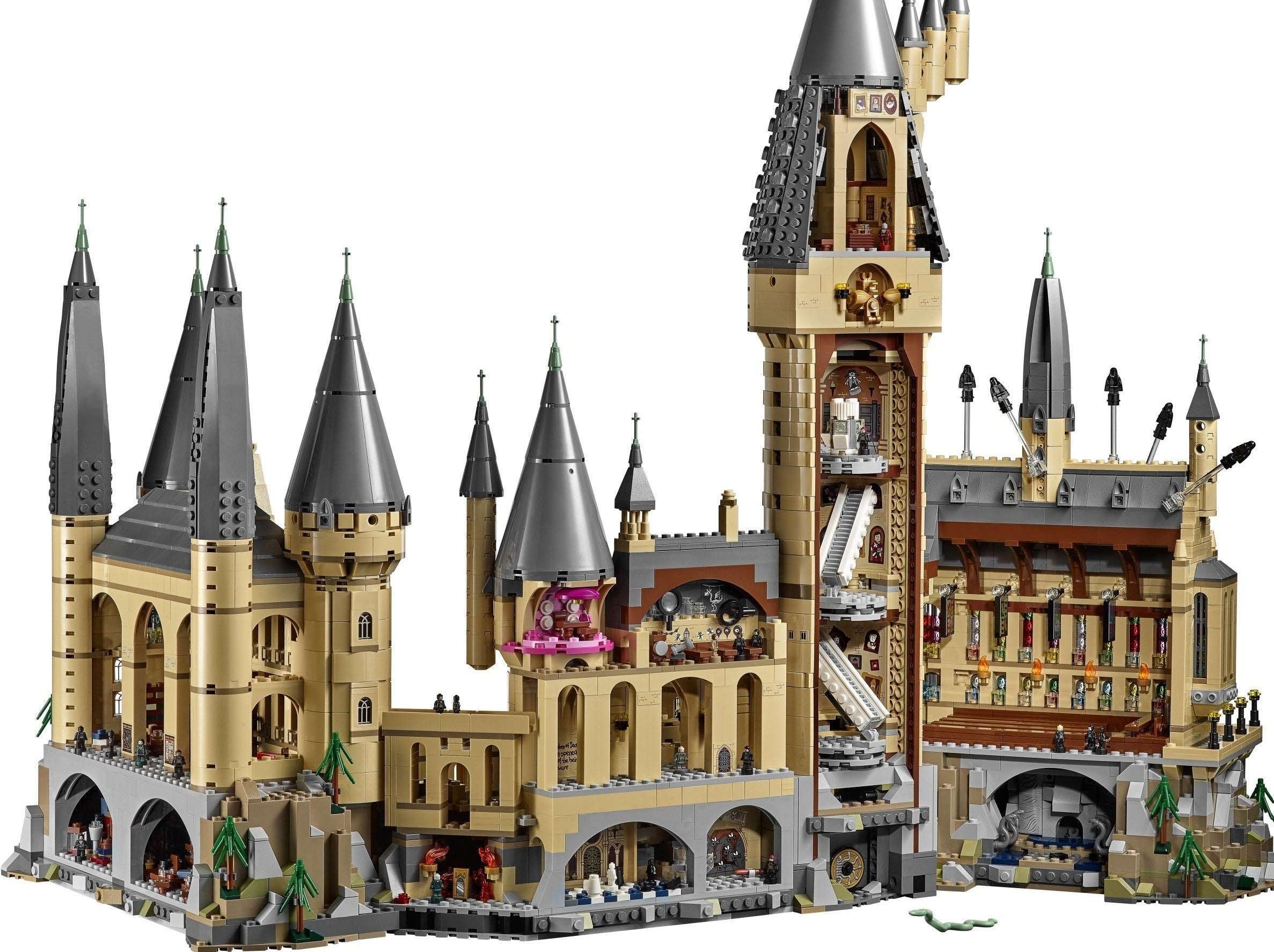 LEGO set 71043 – Kasteel Zweinstein™ (Set 2) uit de Lego Harry Potter collectie, te huur in West- en Oost-Vlaanderen bij Brickset for You