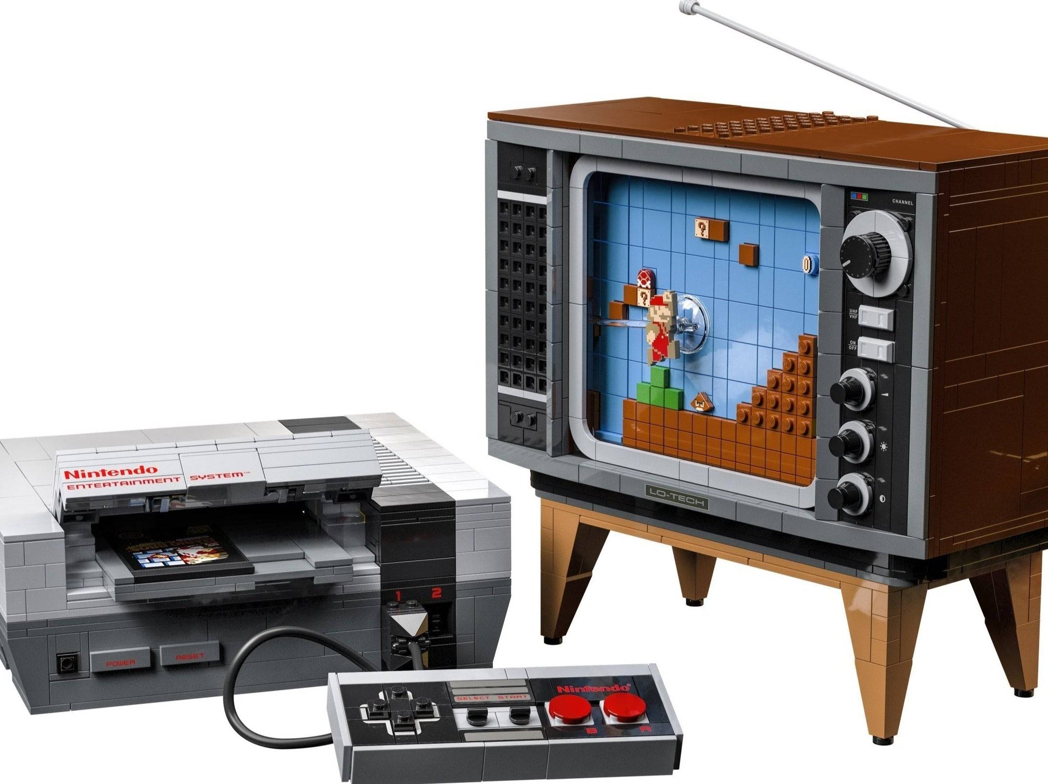 LEGO set 71374 – Nintendo Entertainment System uit de Lego Super Mario collectie, te huur in West- en Oost-Vlaanderen bij Brickset for You