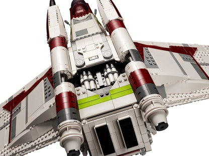 LEGO set 75309 – Republic Gunship uit de Lego Star wars collectie, te huur in West- en Oost-Vlaanderen bij Brickset for You