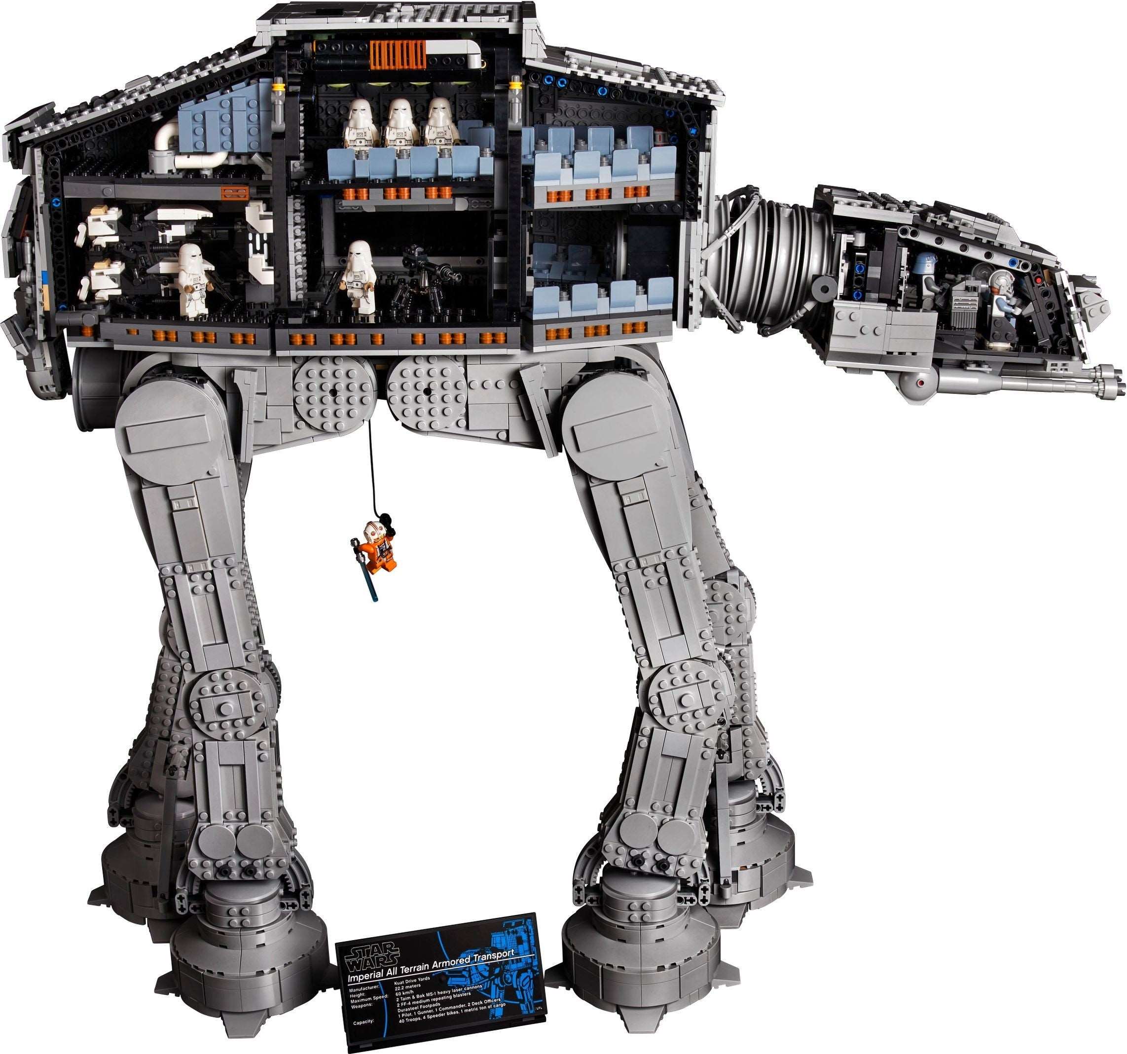 LEGO set 75313 – AT-AT uit de Lego Star wars collectie, te huur in West- en Oost-Vlaanderen bij Brickset for You