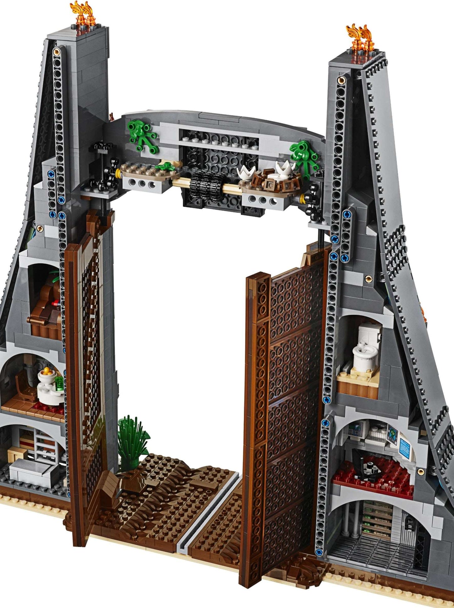 LEGO set 75936 – Jurassic Park: T. rex chaos uit de Lego Jurassic World collectie, te huur in West- en Oost-Vlaanderen bij Brickset for You