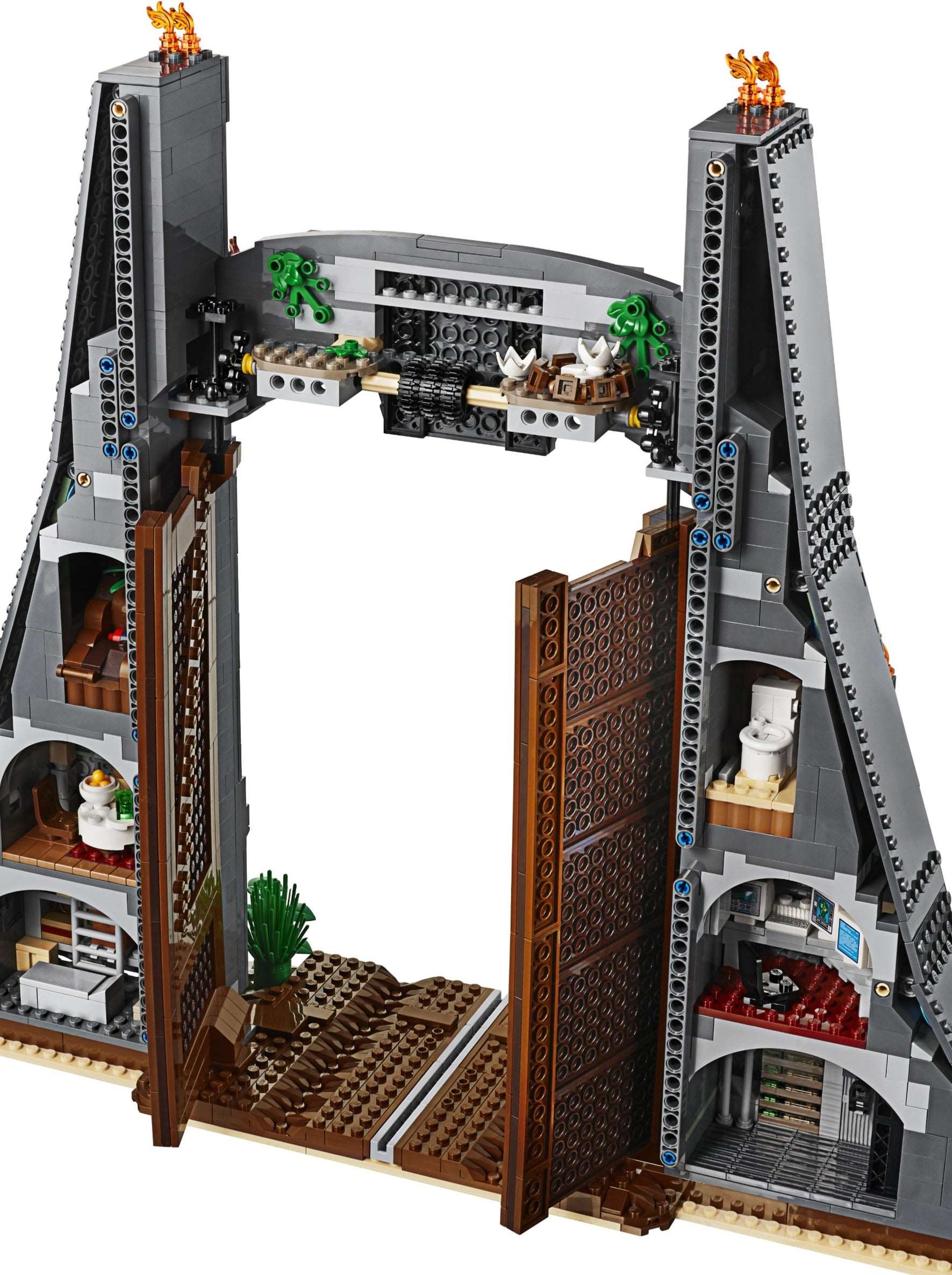LEGO set 75936 – Jurassic Park: T. rex chaos uit de Lego Jurassic World collectie, te huur in West- en Oost-Vlaanderen bij Brickset for You