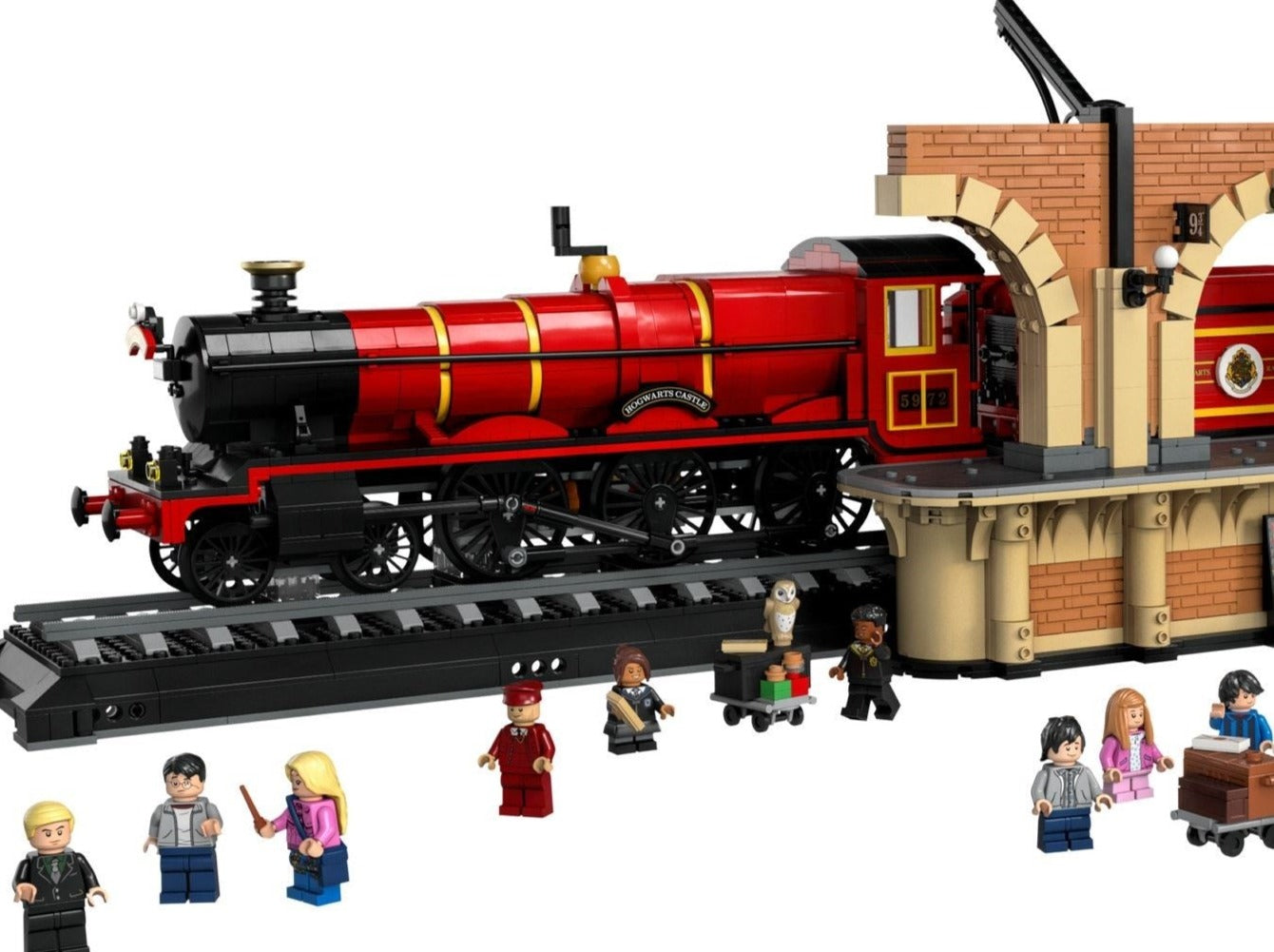 LEGO set 76405 – Zweinstein Express™ - Verzameleditie uit de Lego Harry Potter collectie, te huur in West- en Oost-Vlaanderen bij Brickset for You